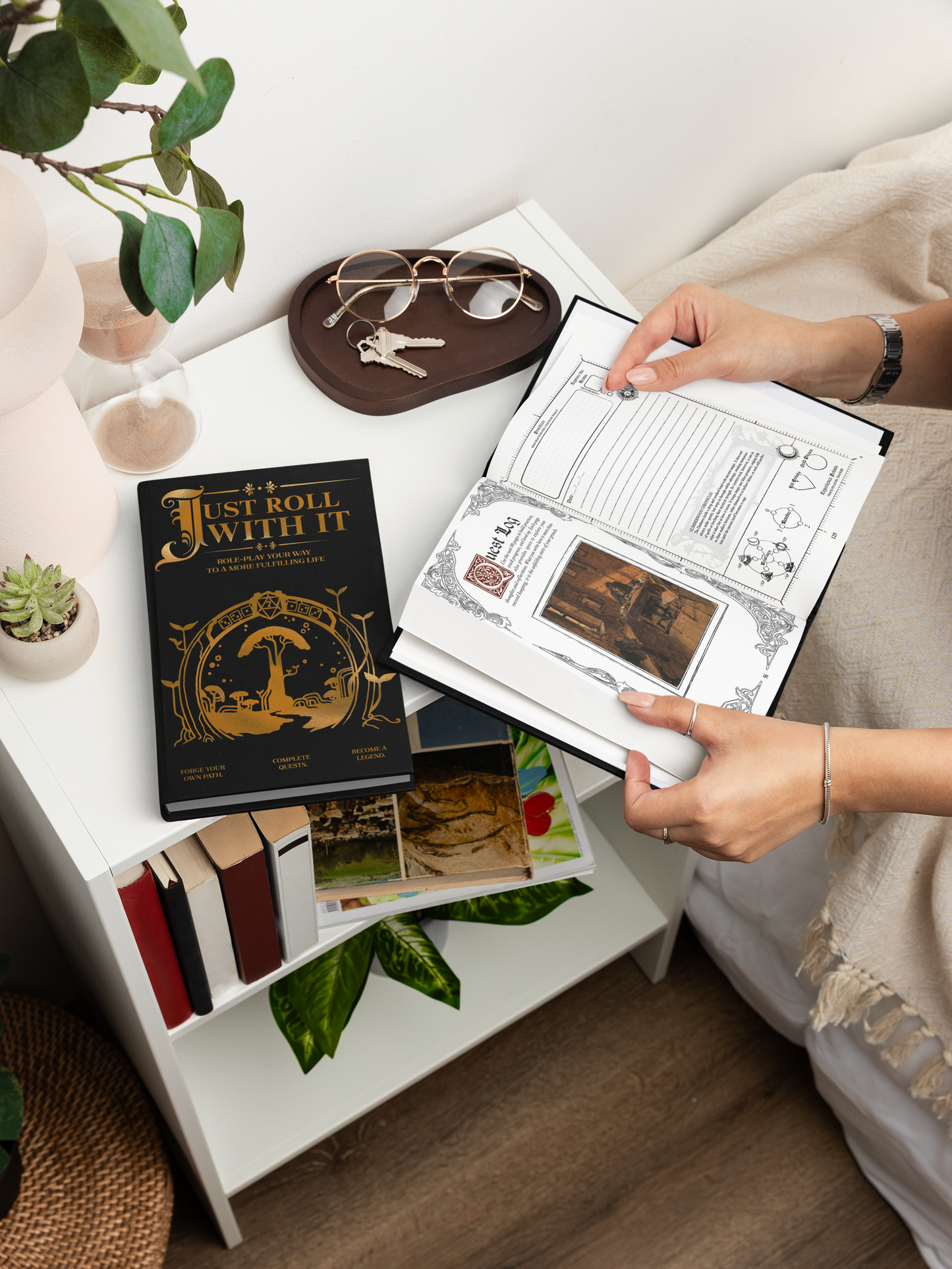 Just Roll With It - Hardback Journal