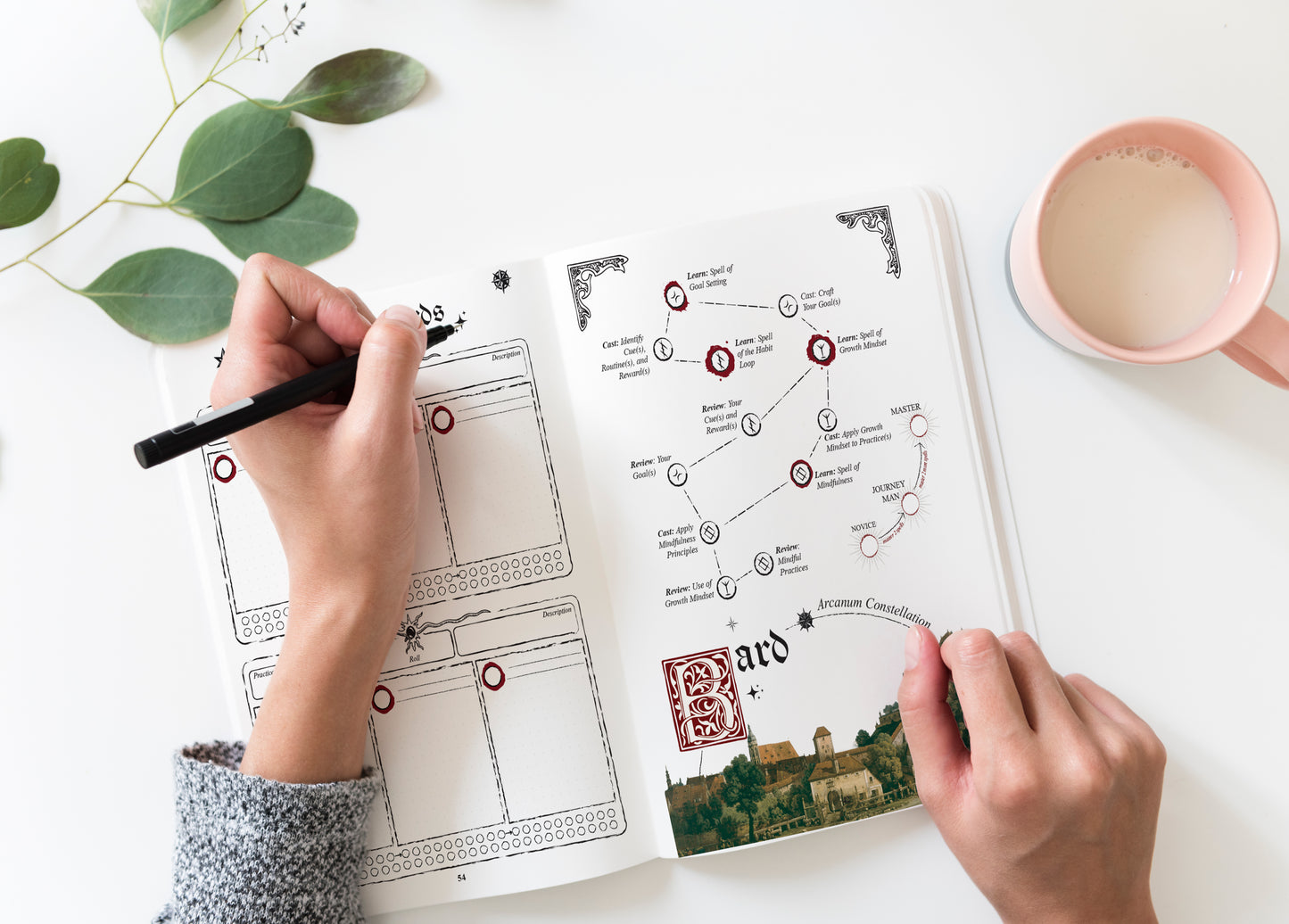 Just Roll With It - Hardback Journal