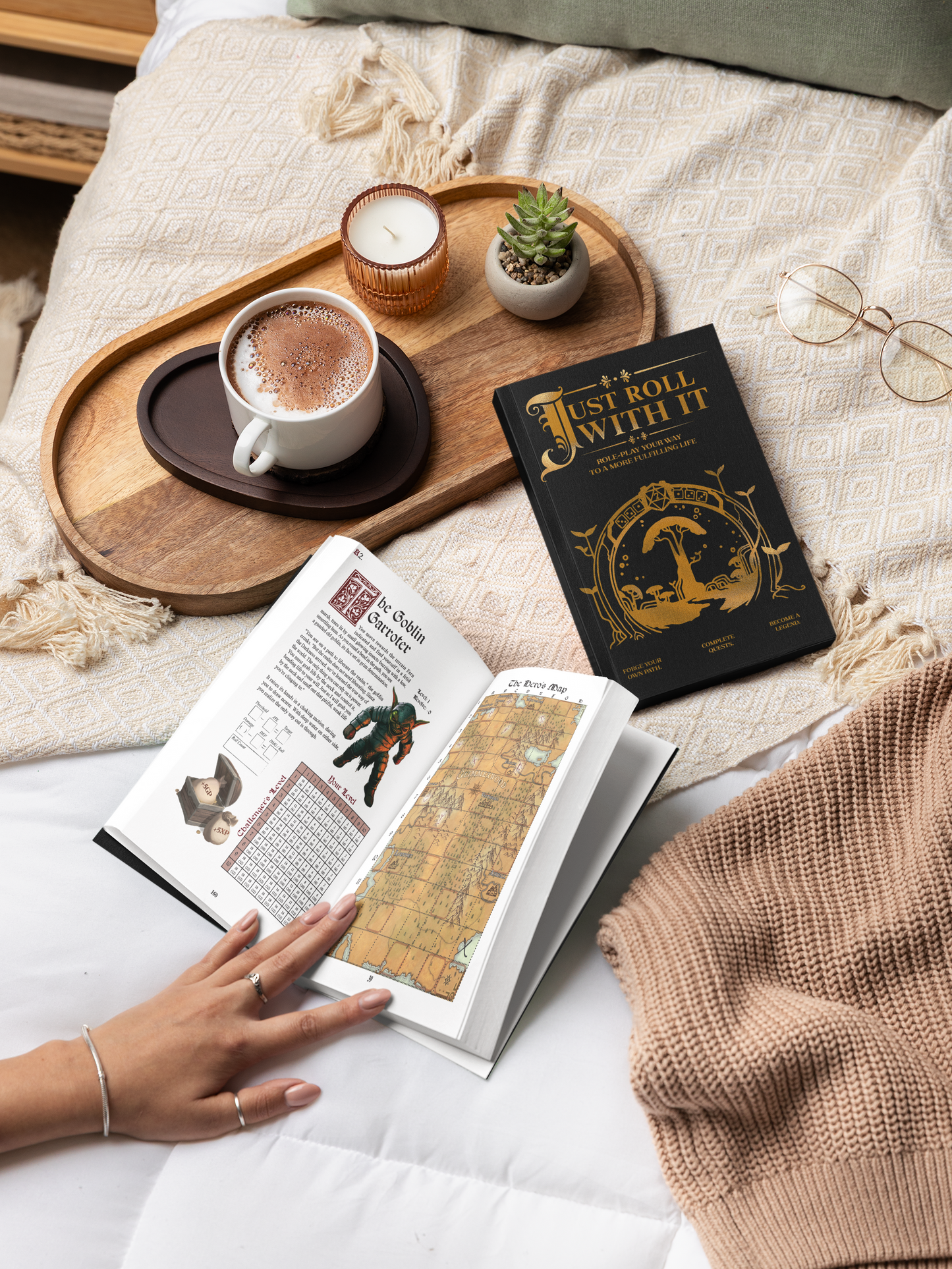 Just Roll With It - Hardback Journal